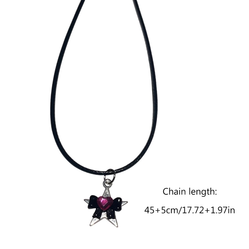 Vòng cổ choker Mặt Hình Ngôi Sao / Bông Hoa / Bướm Độc Đáo Thời Trang Cho Nữ