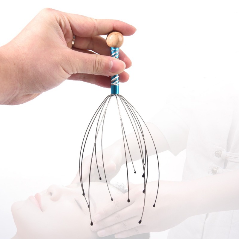 Cây mát xa da đầu thiết kế nhiều màu sắc độc đáo YKT