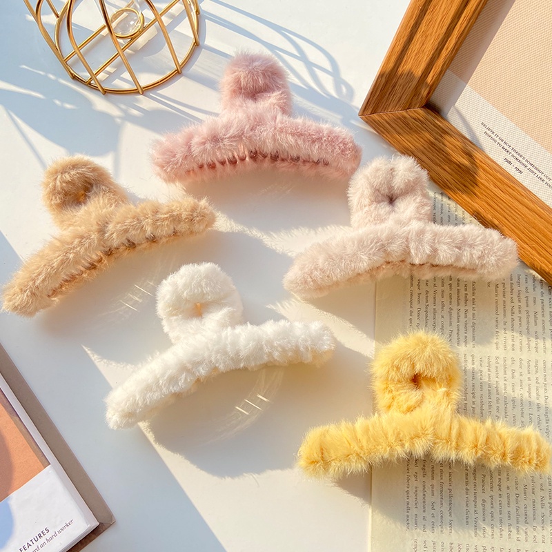 Kẹp Tóc Hình Cá Mập 2023 Bằng Lông Nhung Cao Cấp Thời Trang Thu Đông Dành Cho Bạn Nữ