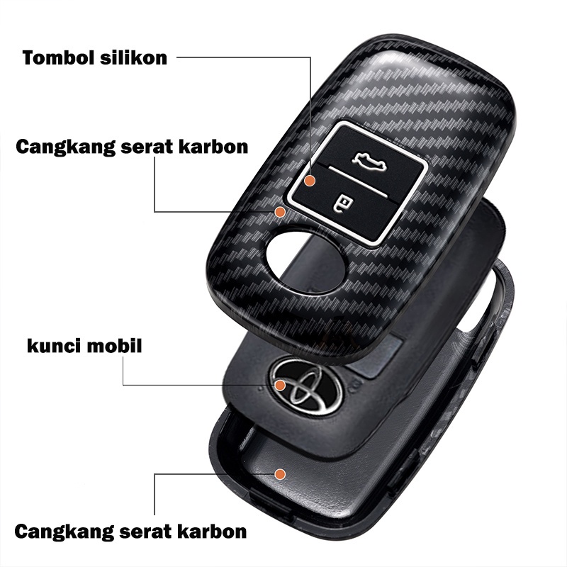 Bao Da Bảo Vệ Chìa Khóa Xe Hơi toyota yaris cross 2023 Ốp