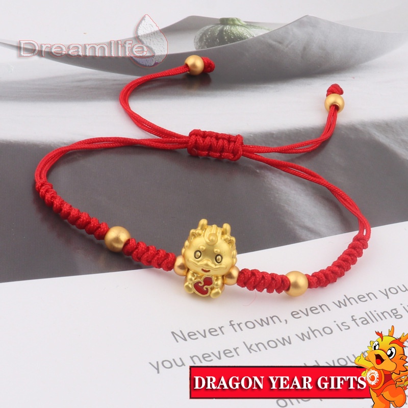 Vòng Tay Bện Dây Đỏ May Mắn Cho Cặp Đôi