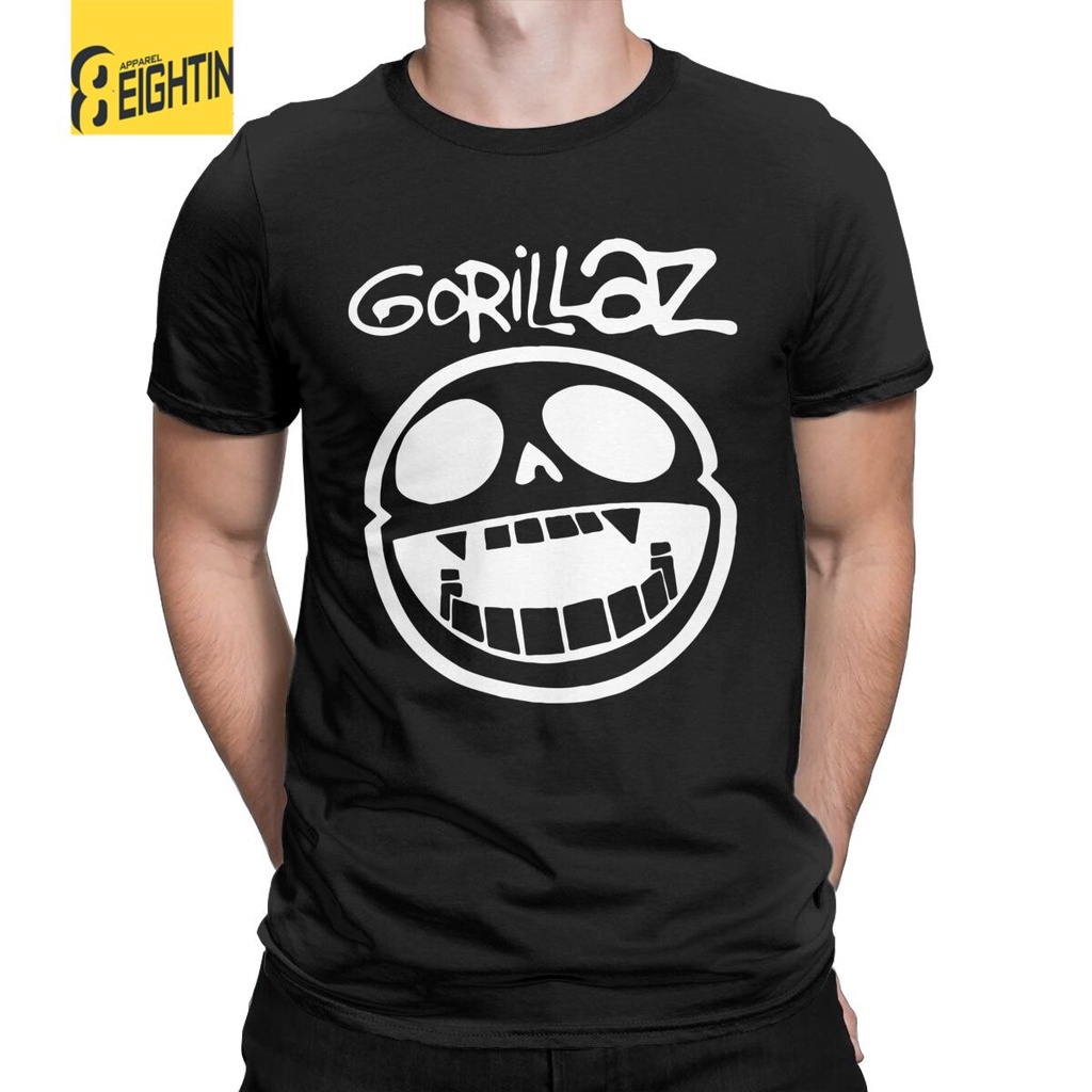 Gorillaz Street Fighter Họa Tiết In Unisex XS-3XL Người Lớn Áo Thun Ngắn Tay Bé Gái Bé Trai Thanh Thiếu Niên Học Sinh Cổ Tròn Ngắn @ -