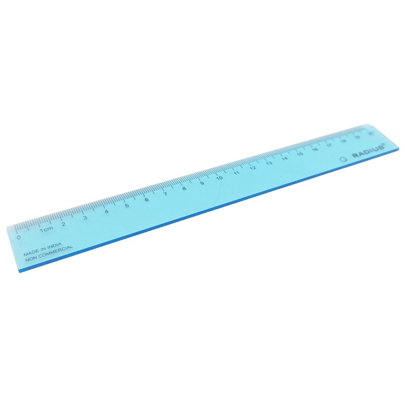Thước Kẻ 20 cm Radius - Màu Xanh