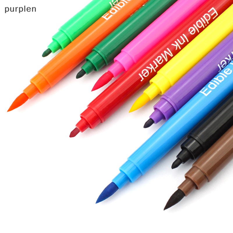 1 Bút Đánh Dấu Hai Mặt Cấp Thực Phẩm Dùng Vẽ Màu Thức Ăn / Bánh Quy diy Cho Bé