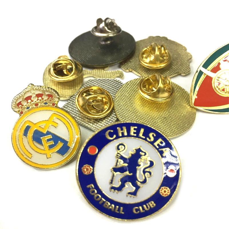 Juventus International AC Milan Paris Real Madrid Atletico Roma Everton Team Logo Emblem Badge Brooc