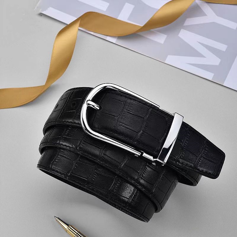 Thắt Lưng Da Thật Có Khóa Gài Thời Trang Lịch Lãm Cho Nam