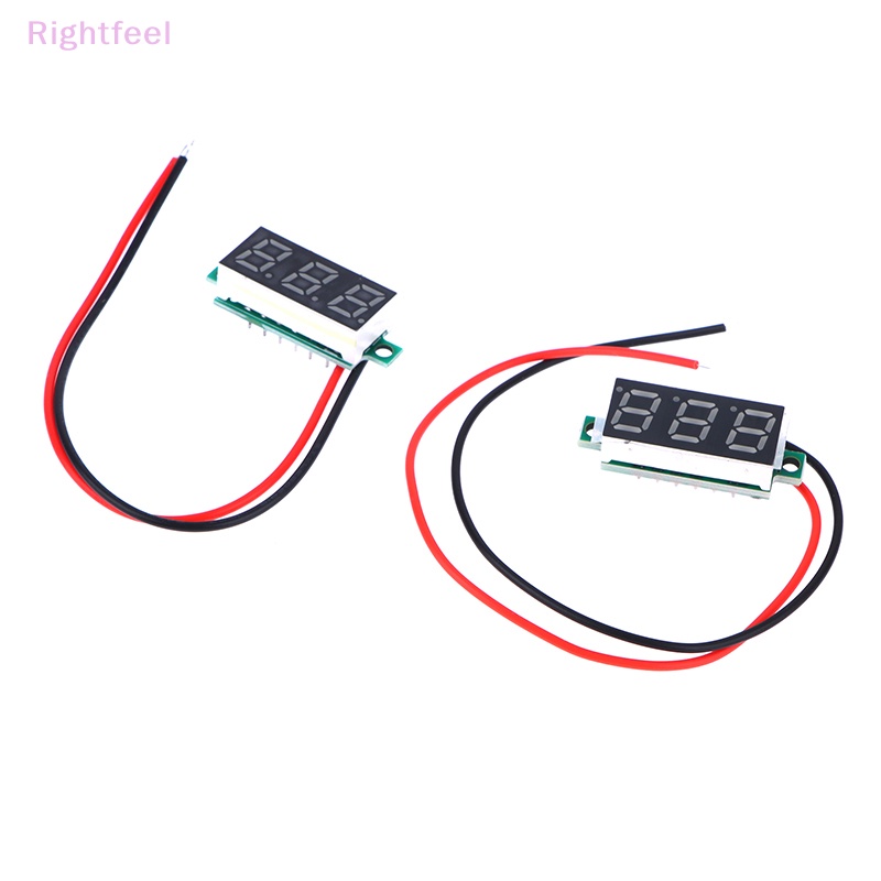 Vôn Kế Kỹ Thuật Số dc5-30v Màn Hình led 0.28 inch Cho Ô Tô Mới