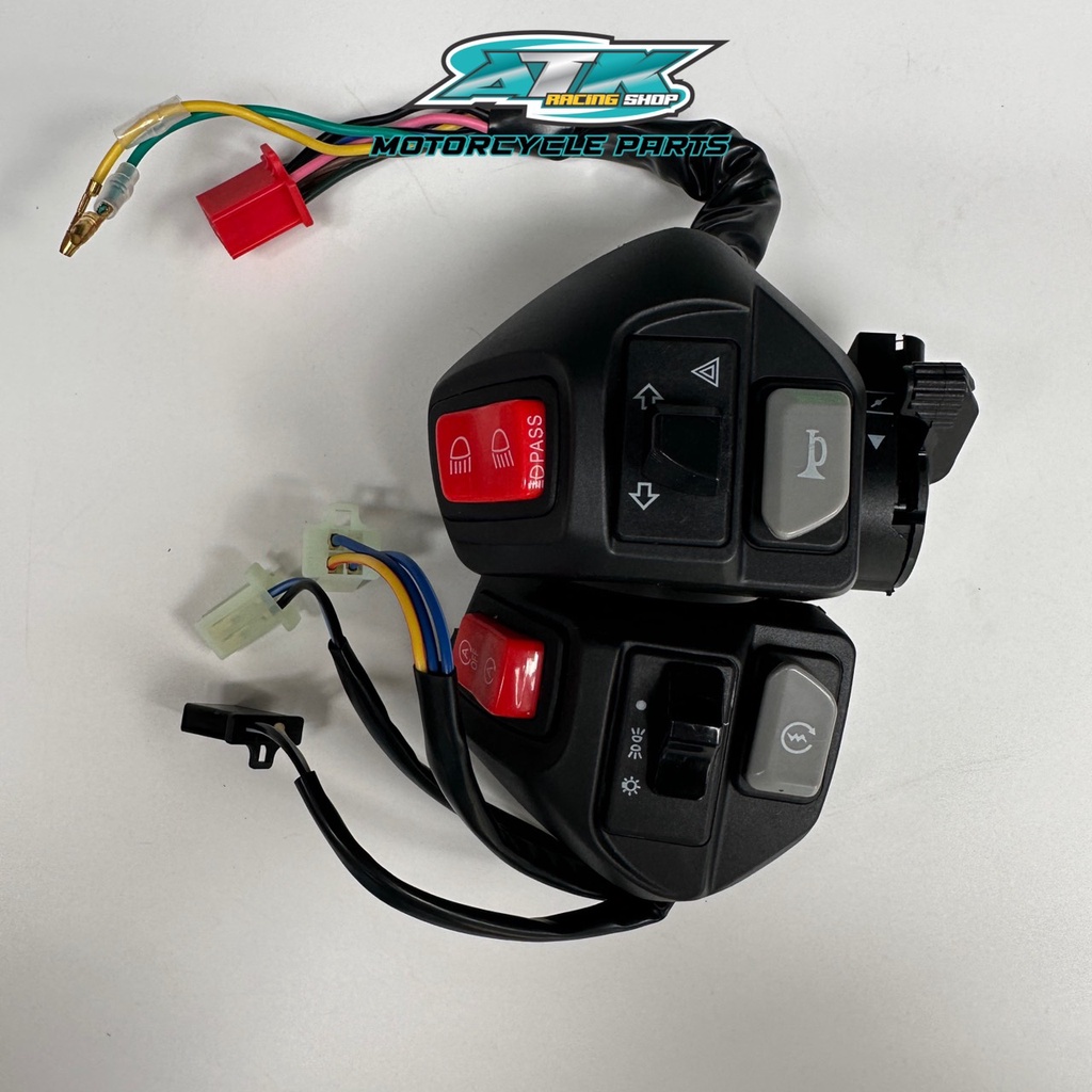 Cùm NVX gắn xe Exciter 135 đã mod sẵn full chức năng ,Bassing ,hazard ,tắt máy có dây kéo e