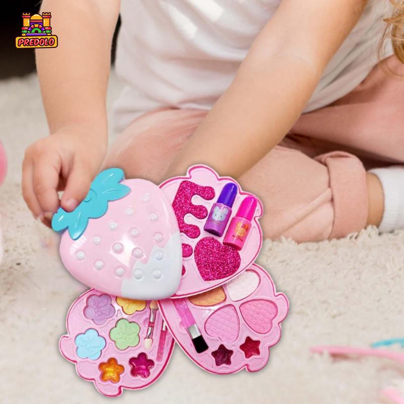 Predolo Đồ chơi trẻ em Trang Điểm Làm Đẹp Cho Bé Gái 3 4 5 Tuổi