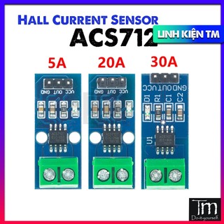 Modul cảm biến dòng điện hall acs712 5a / 20a / 30a