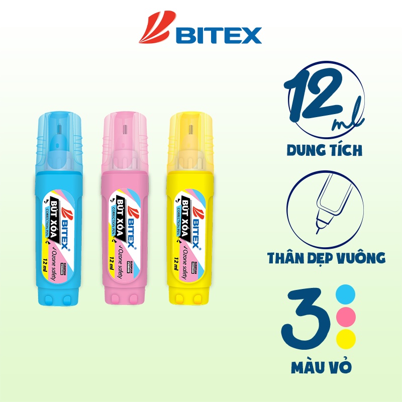 Bút xóa nước thân màu Bitex CP04