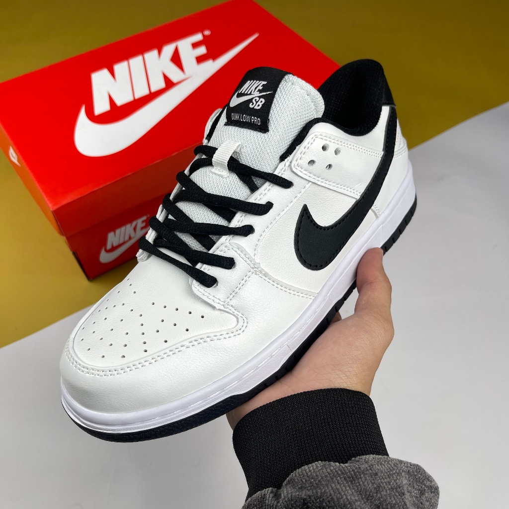 Giày SB Dunk Low White Black, SB Trắng Đen Bản Cao Cấp - Than.Shoes