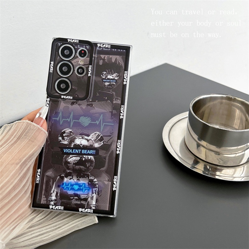 Điện Thoại Ốp Lưng Hình Gấu Cho samsung s23 fe s22 s10 s21 s20 note 10 plus 20 ultra s20 s21 fe 5g