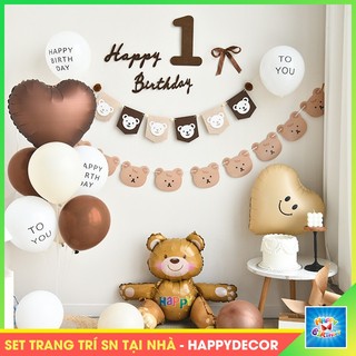 Set bóng trang trí sinh nhật Ins Handmade bóng pastel tại nhà dễ dàng trang trí cho các bé