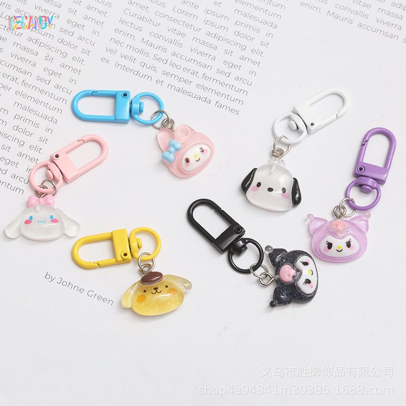 Ice🧊Sanrio Móc Khóa Hình Cinnamoroll Dễ Thương Cho Cặp Đôi