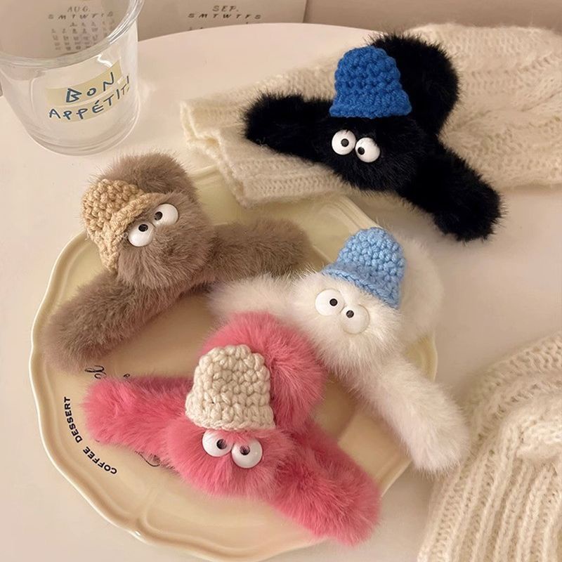 Dễ Thương Kẹp Tóc Hình Cá Mập Mắt To Thời Trang Thu Đông 2023 Chất Lượng Cao Cho Nữ