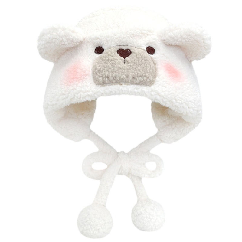 Zzz Mũ Lông Cừu Phối Ren Hóa Trang Nhân Vật Hoạt Hình y2k Cho Bé Gái