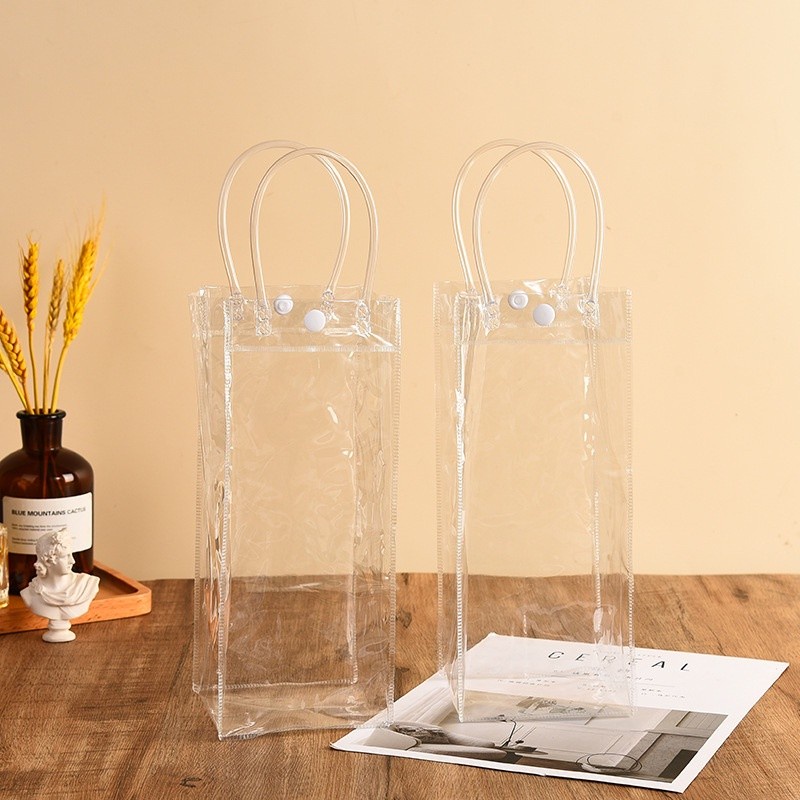 Túi Đựng Đồ Bằng Nhựa PVC Trong Suốt Túi Bảo Quản Trà Sữa Đa Năng Tiện Lợi Du Lịch Phụ Đóng Chai Túi Bảo Quản Túi Đựng Mỹ Phẩm Túi Đựng Hoa