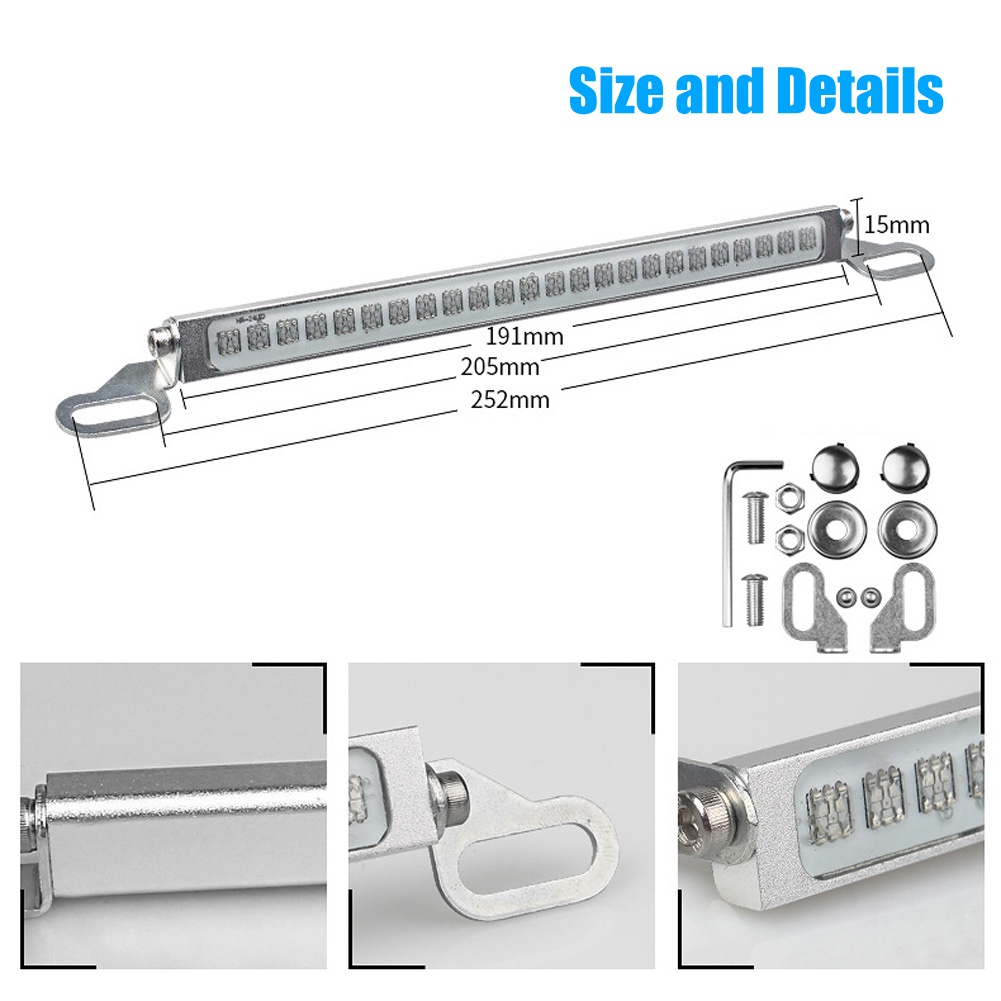 Bảng Đèn led rgb 24 Bóng Báo Tín Hiệu Đỗ Xe Thông Dụng Cho Xe Hơi / Xe Tải / Tàu Thuyền rvs