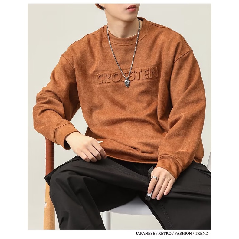 Áo Hoodie Da Lộn In Hình 3d Thời Trang Đường Phố Nhật Bản Dành Cho Nam