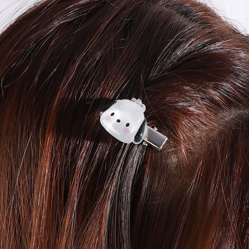 PVN60511 Kẹp Tóc Mini Họa Tiết Hoạt Hình Cún Yugui Dễ Thương Ngọt Ngào Cho Nữ T2