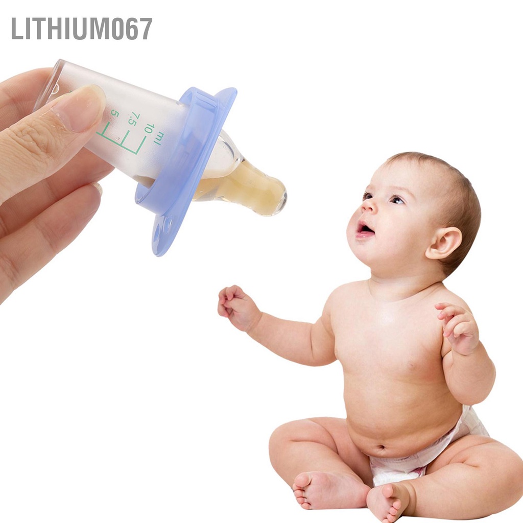 Lithium067 Loại núm vú cho trẻ sơ sinh Núm giả Bộ nạp thuốc dạng lỏng