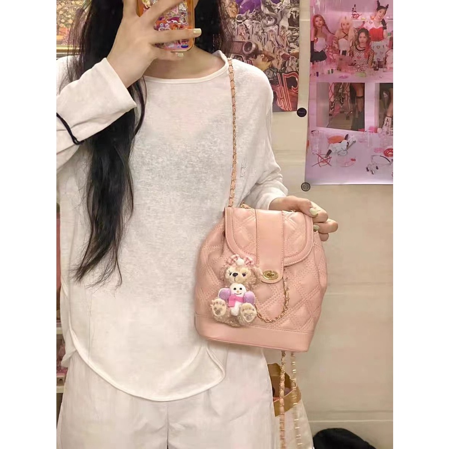 Ba Lô Đi Học Đính Đá Xinh Xắn Dành Cho Nữ 17x19