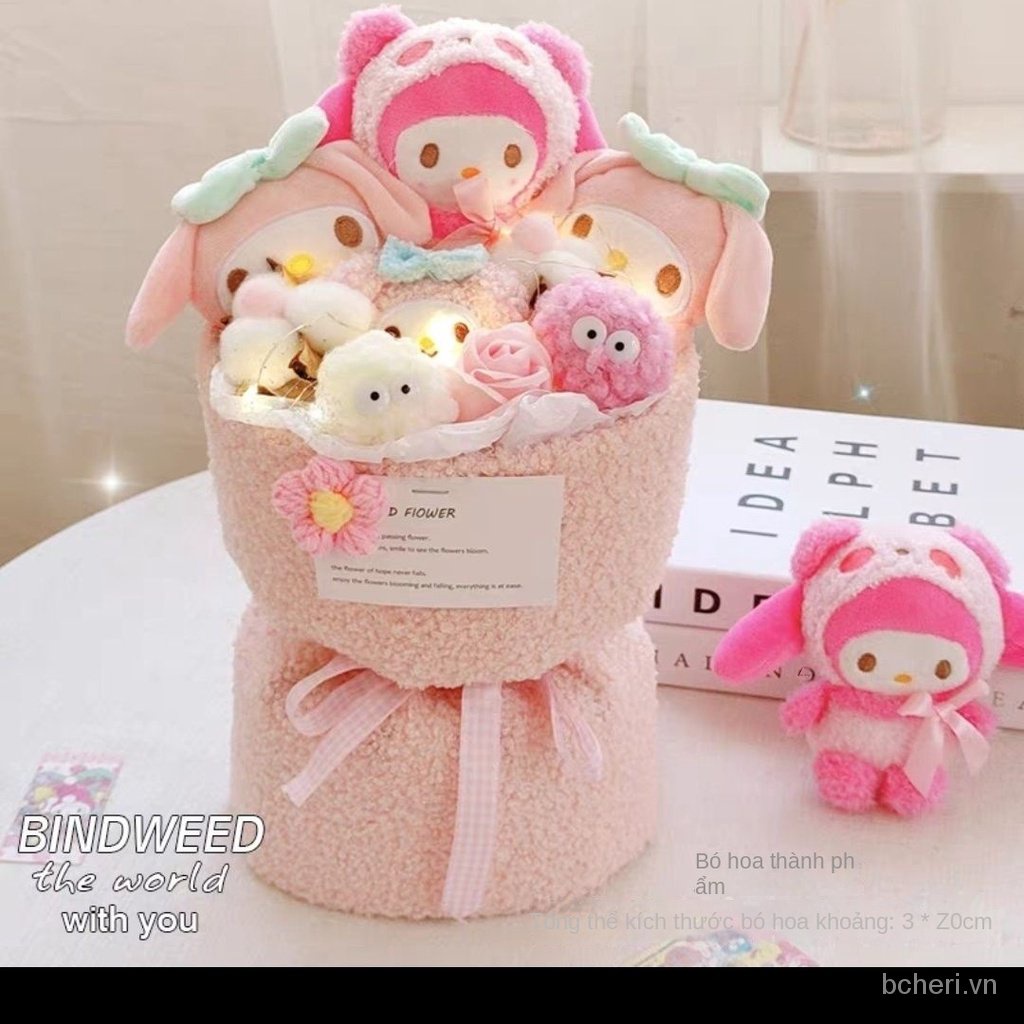 Bó Hoa Búp Bê kirby Dễ Thương Làm Quà Tặng Sinh Nhật Cho Bạn Gái