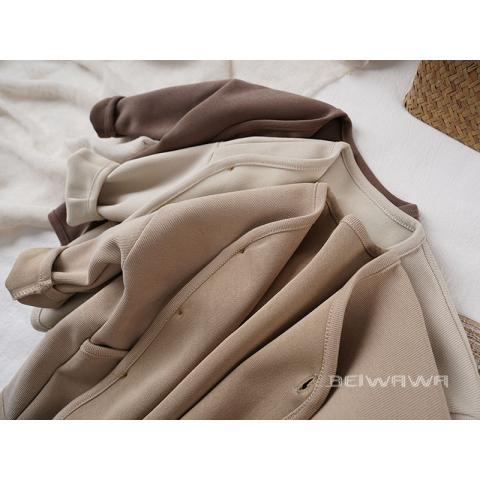 Áo Khoác cardigan Tay Dài Dáng Rộng Bằng Vải cotton Thời Trang Mùa Thu Phong Cách Hàn Quốc Cho Bé Trai