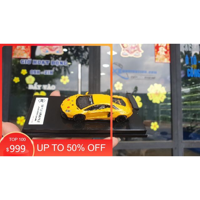 Xe Mô Hình Lamborghini Aventador 1.0 1:64 JEC