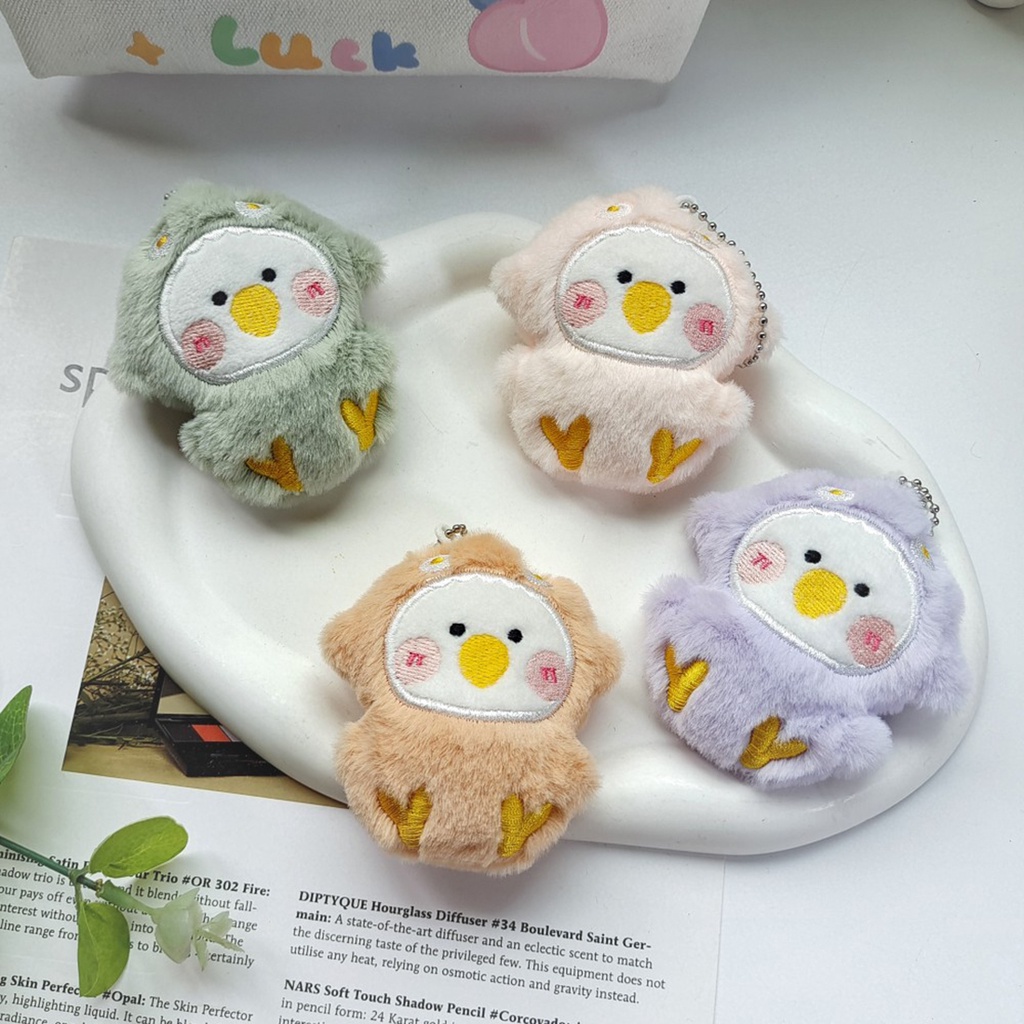 Dễ Thương Móc Khóa Hình Chú Sóc Nhồi Bông Đáng Yêu charms