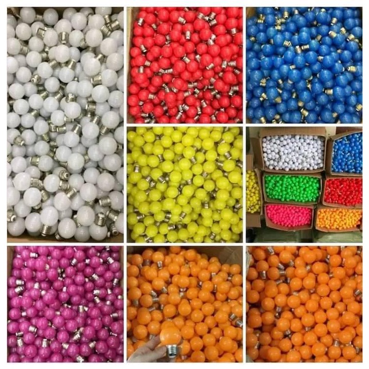 💥Giá Sỉ💥 Bóng Chanh 1W Nhiều Màu Giá Tốt, Bóng Đèn Led Trang Trí Nội/Ngoại Thất