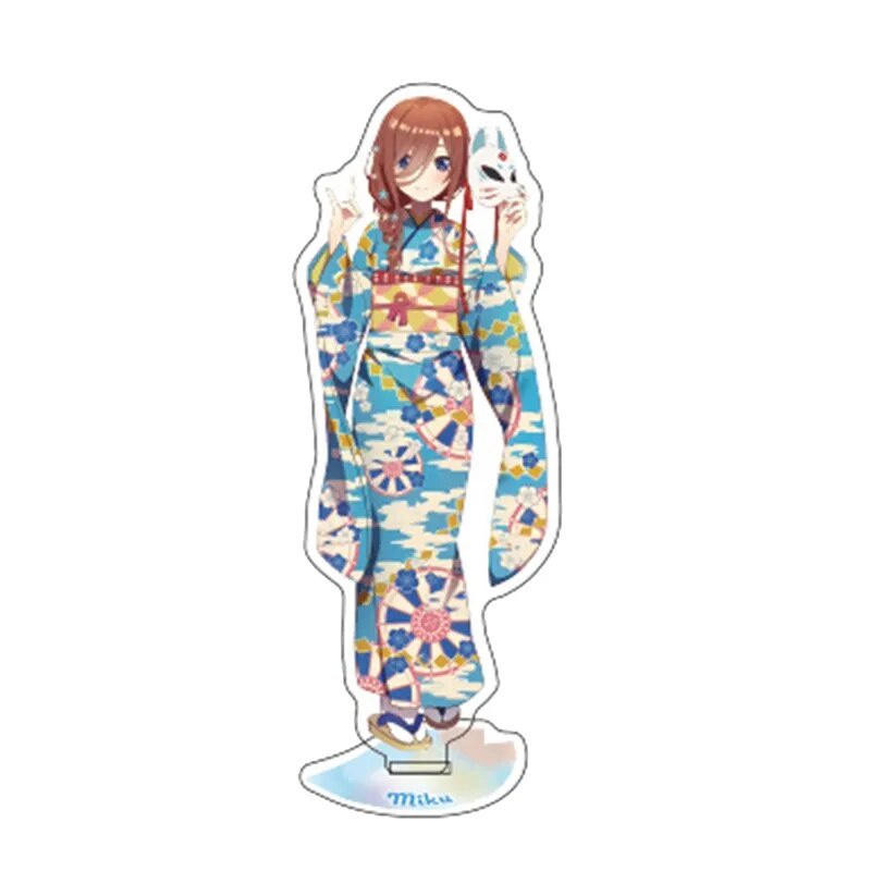 Mô hình Standee The Quintessential Quintuplets Nakano Ichika Nino Miku Yotsuba Phụ kiện trang trí để bàn góc học tập