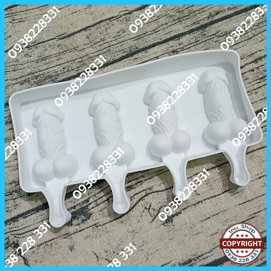 HCM - Khuôn làm kem que silicon cây nhiệt đới dương sỉ thực vật