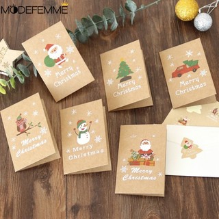Thiệp Chúc Mừng Giáng Sinh / Chúc Mừng Năm Mới Bằng Giấy kraft