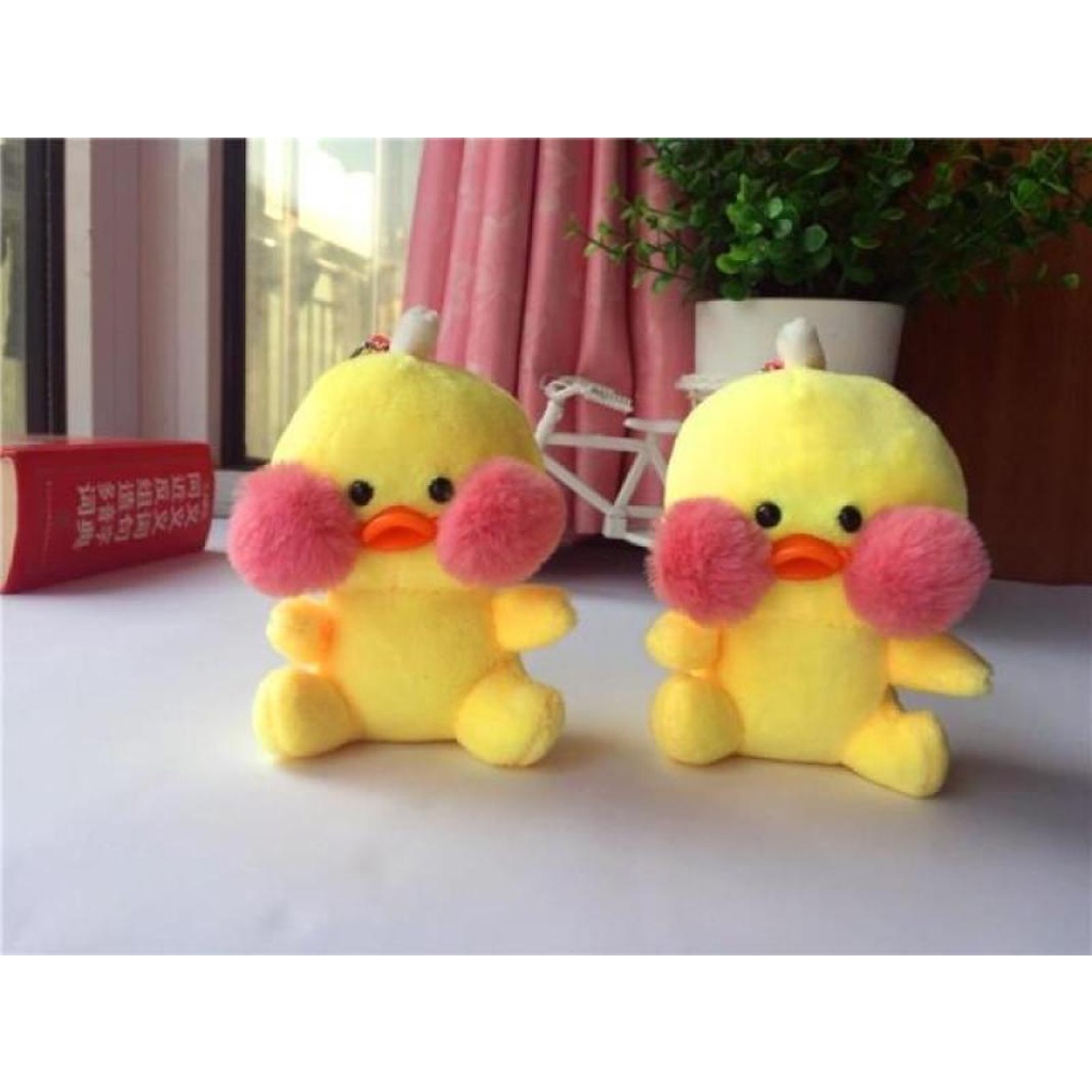 Thú Nhồi Bông Hình Chú Vịt Vàng Nhỏ Nhắn Dễ Thương