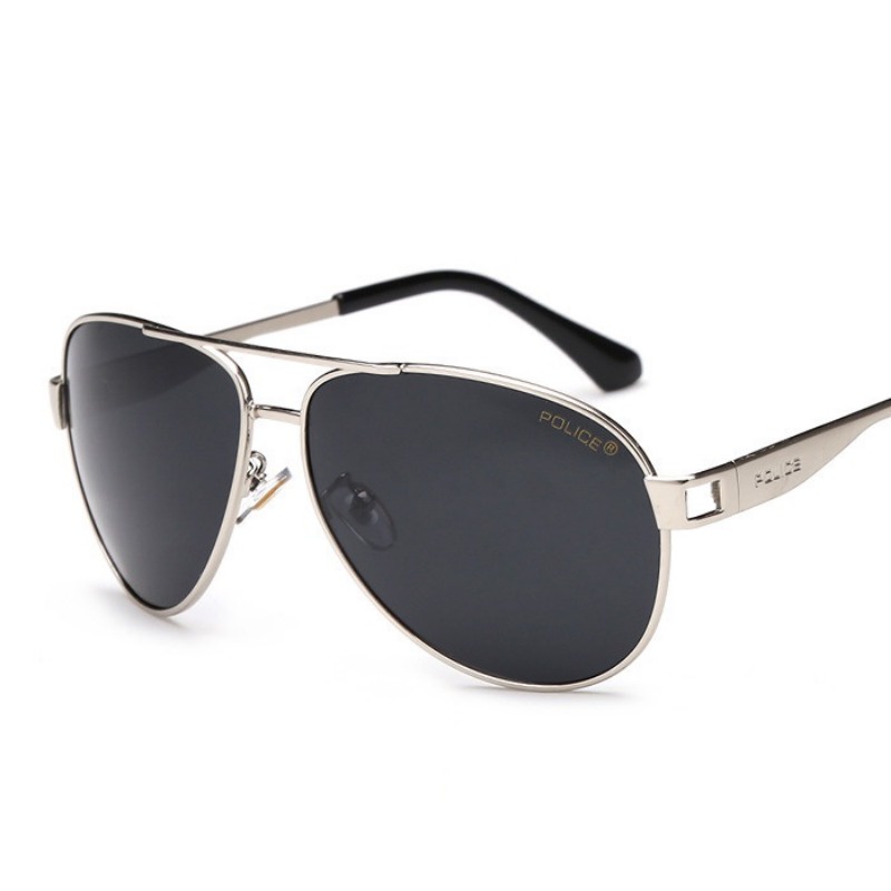 Thời Trang Kính Mát Phân Cực Gọng Kim Loại Cho Nam