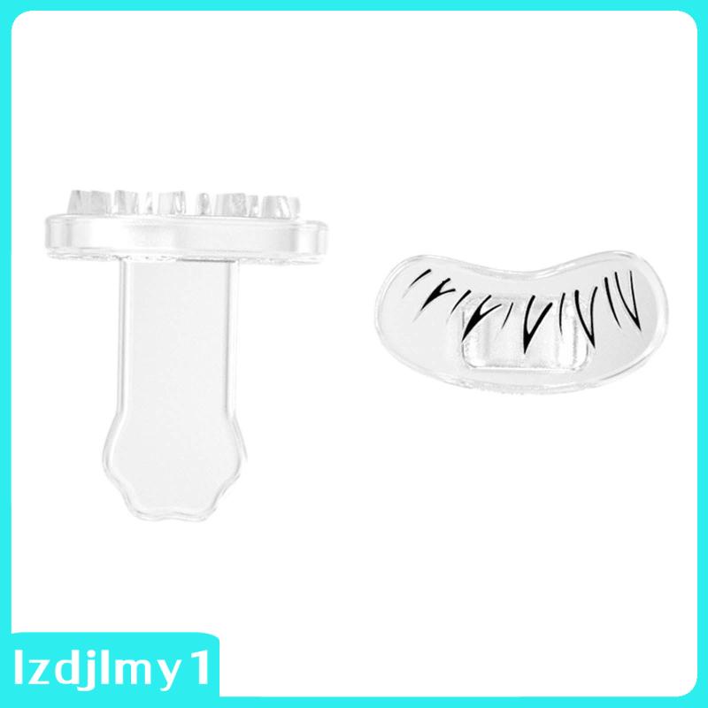 Set 2 Con Dấu In Lông Mi Dưới Dùng Trong Nhà Và Ngoài Trời