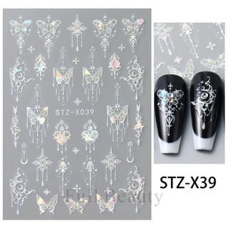 Mới Miếng Dán Trang Trí Móng Tay Hình Bướm 3d