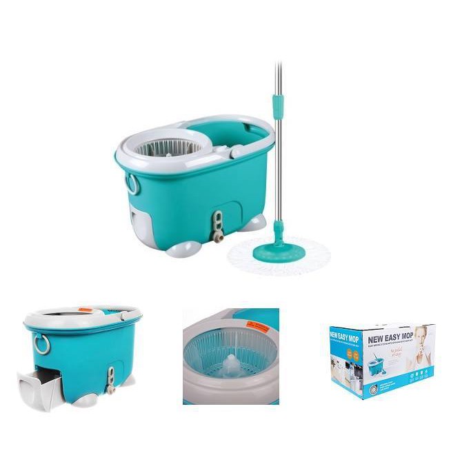 Bộ cây lau nhà xoay tay 360 độ LocknLock - Xanh dương - MOP-Q2-1 - Chính hãng - SSHOP OFFICIAL