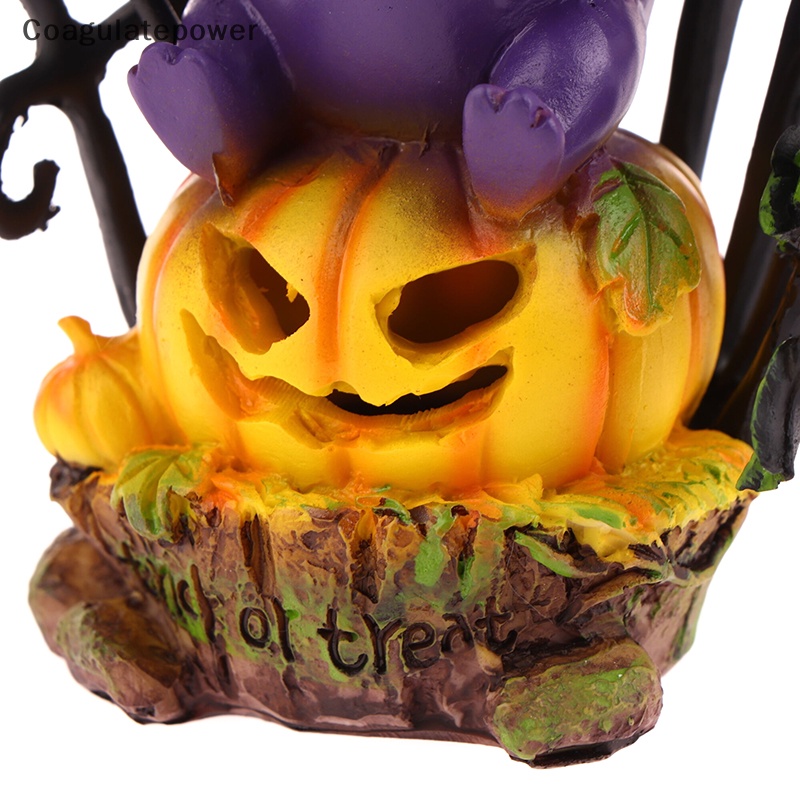 Mô Hình Nhân Vật Phim Hoạt Hình pokemon gengar king Bí Ngô Mặt Trăng Bằng Nhựa resin Trang Trí halloween