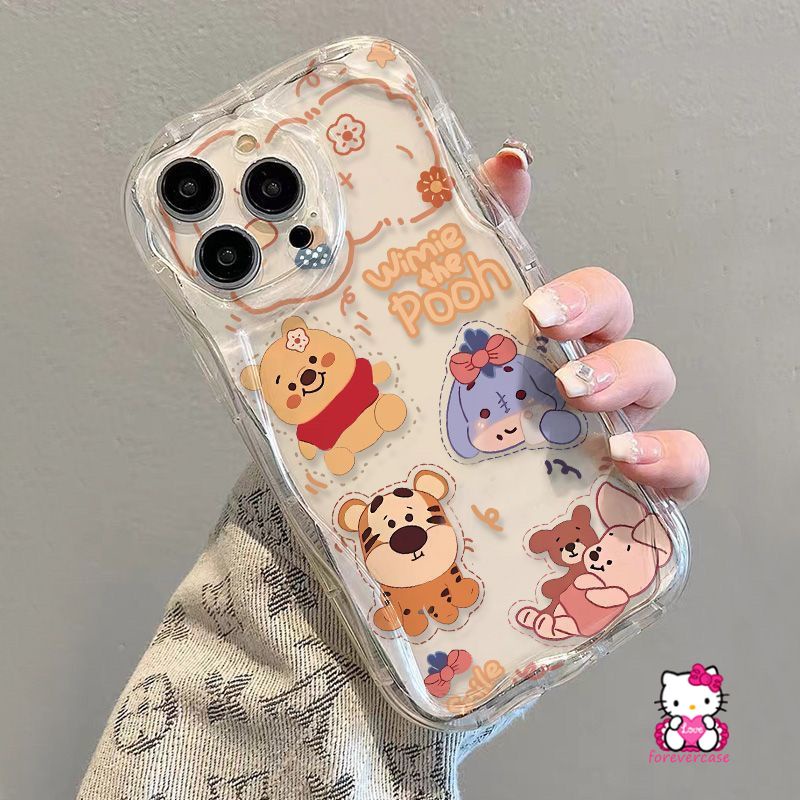 Dễ Thương Ốp Điện Thoại Họa Tiết winnie the pooh Cho iphone 7 15 8 6s 6 plus 11 15 13 12 14 pro max 7plus xr x xs max se 2020
