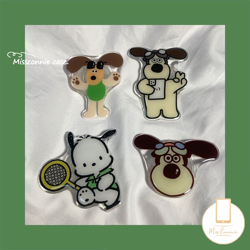 Hoạt Hình Giá Đỡ Điện Thoại Dạng Gập Hình Quái Vật / Thỏ / Chó Mèo / Cá Sấu / Trái Tim Dễ Thương Thông Dụng