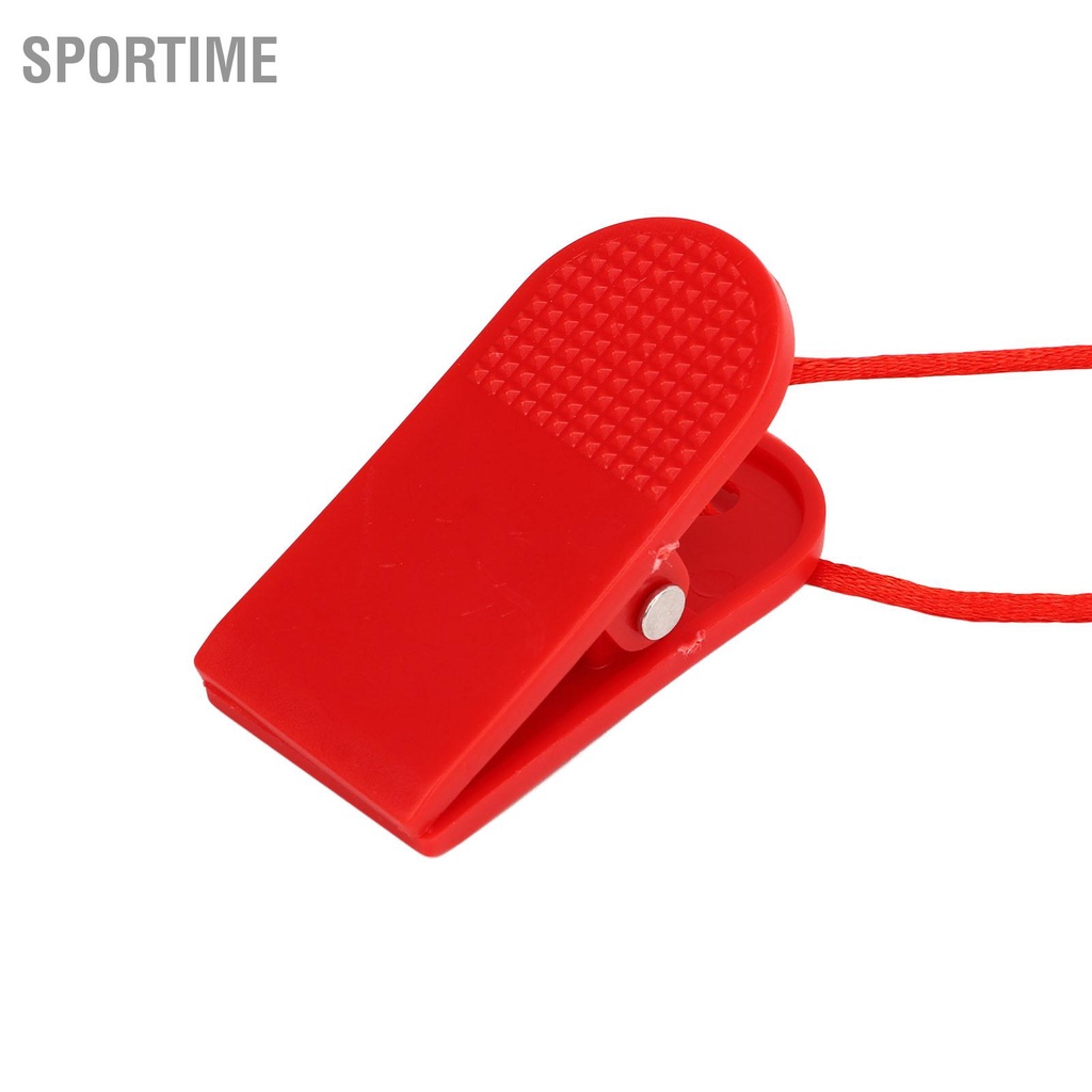 Sportime 2 Chiếc Máy Chạy Bộ Chìa Khóa An Toàn Đa Năng Nam Châm Thay Thế Đỏ