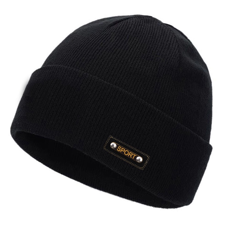 Hueqrh Mũ Len beanie Dệt Kim Giữ Ấm Mùa Đông Cho Nam Nữ
