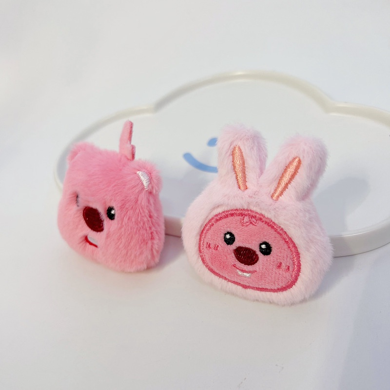 Trâm Cài Áo Hình Tai Thỏ Hoạt Hình Xinh Xắn