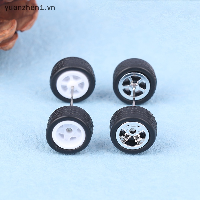 1 Bộ Bánh Xe Hơi Bằng Hợp Kim 1 / 64 10.8mm + 12.8mm vn