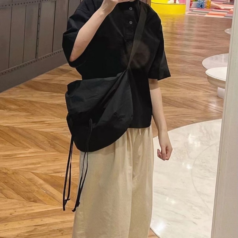 Túi Xách nylon Đeo Vai Rút Dây Unisex 2023U Uniqlo Dễ Phối Đồ