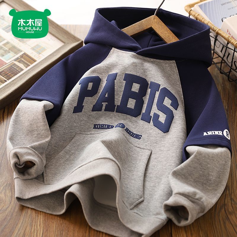 Áo Hoodie In Chữ Phong Cách Mới Dành Cho Bé Trai