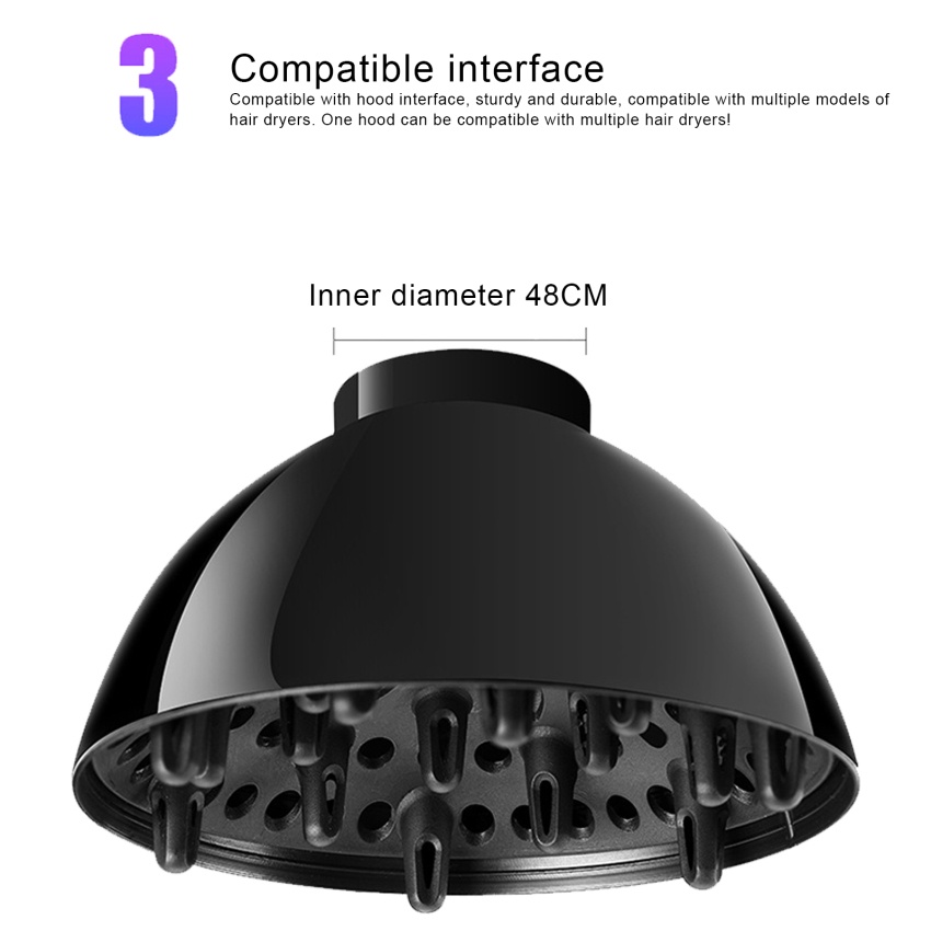 Máy Sấy Tóc Khuếch Tán Nhiệt Độ Cao Thời Trang Thông Dụng